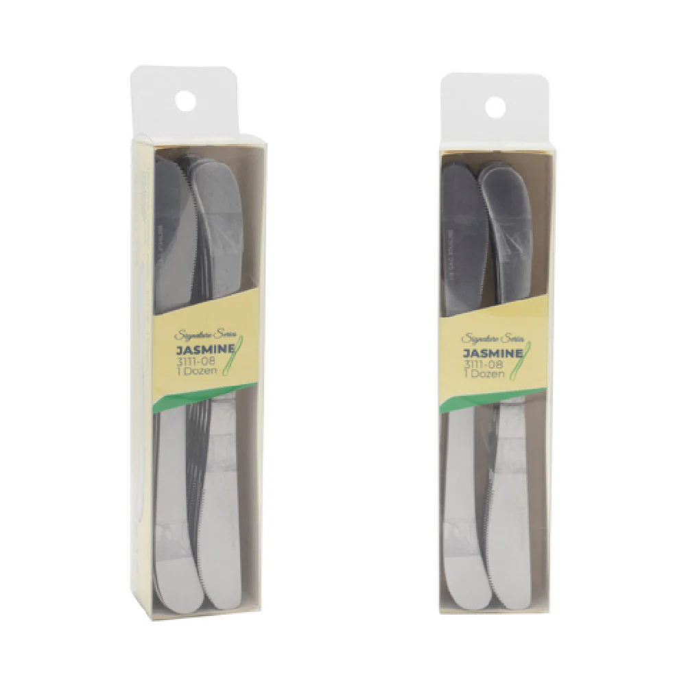 CAC China 3111-08 7-3/8 Inch Jasmine CPK Heavy Weight Dinner Knife 18/0 Stainless Steel CAC China 3111-08 7-3/8 Inch Jasmine CPK Heavy Weight Dinner Knife 18/0 Stainless Steel