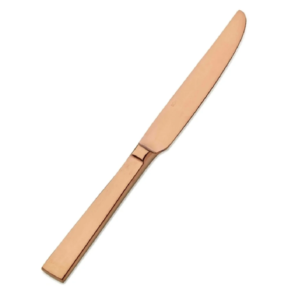 Bon Chef S3718RG 8-1/2 Inch Rose Gold Dessert Knife 13/0 Stainless Steel