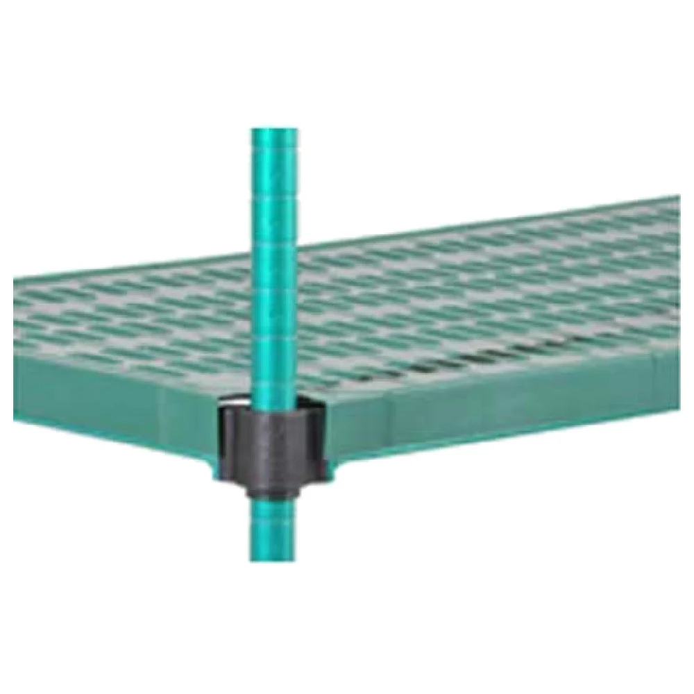 Eagle QPF-QA2436E-GL-X 36 Inch Green Polymer Louvered Shelf Mat with MICROGARD Antimicrobial