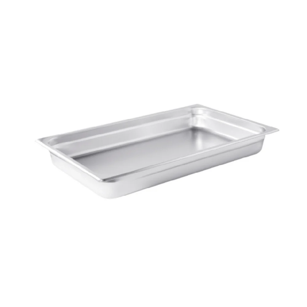 CAC China STPF-25-2 1/1-size Steam Pan Anti-jam Dishwasher Safe 25 Gauge Stainless Steel CAC China STPF-25-2 1/1-size Steam Pan Anti-jam Dishwasher Safe 25 Gauge Stainless Steel