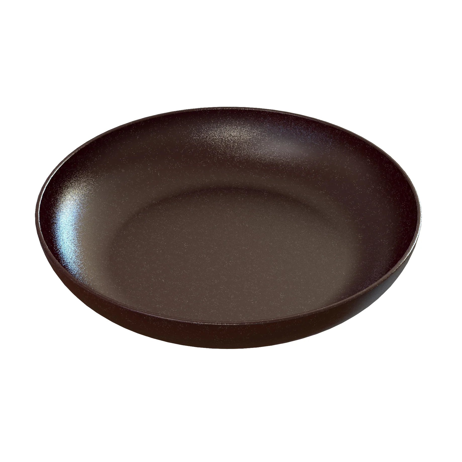Tablecraft CW3160MRS 5-1/2 Quart Round Pasta Bowl Cold Holding Aluminum Maroon Speckle