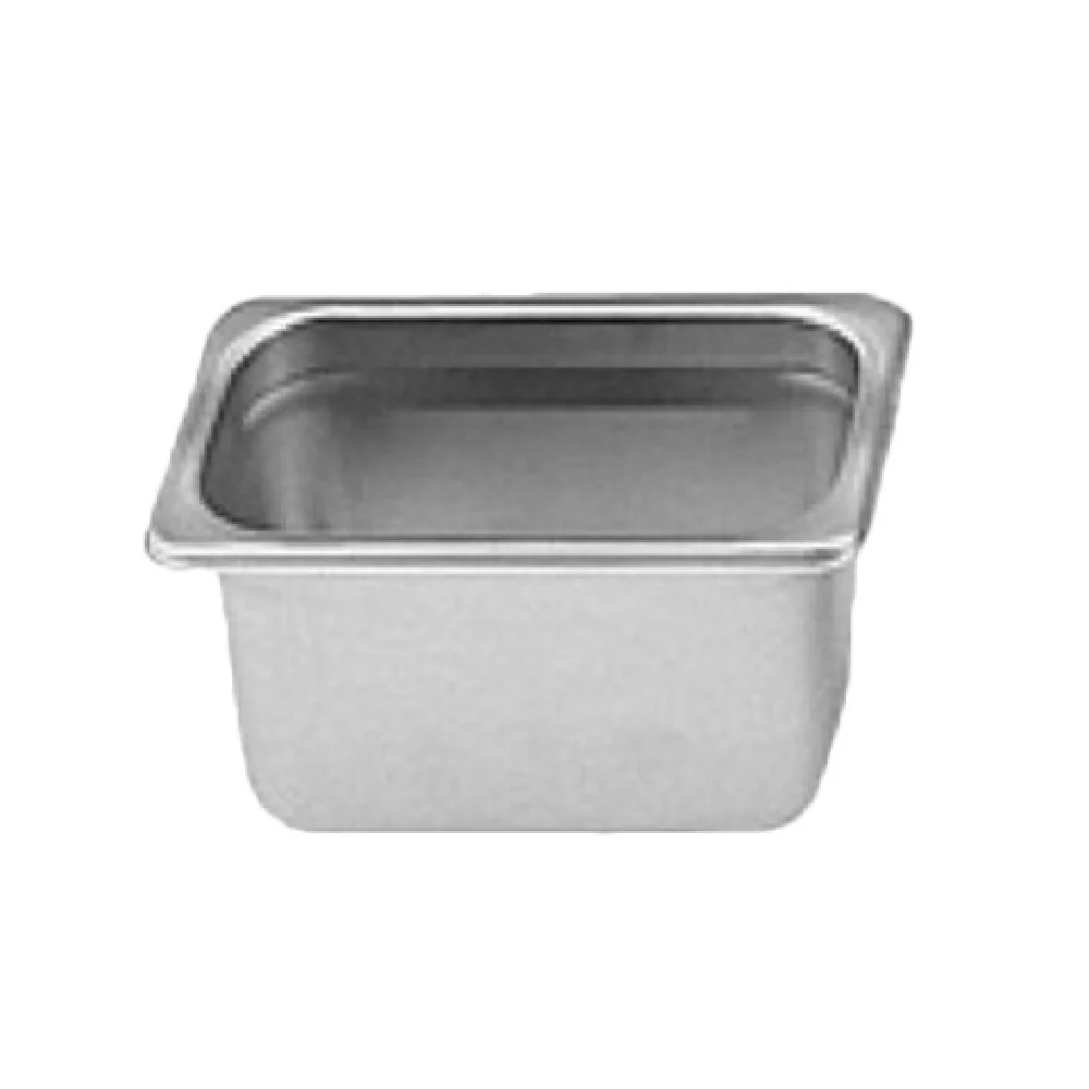 Thunder Group STPA3194 6.93 Inch Steam Table Pan 1/9 Size Anti-Jam 24 Gauge Stainless Steel