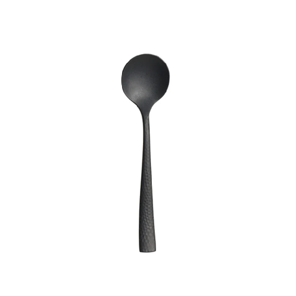 Steelite 5736SX002 6-1/2 Inch Bouillon Soup Spoon Hammered Finish 18/0 Stainless Steel Steelite 5736SX002 6-1/2 Inch Bouillon Soup Spoon Hammered Finish 18/0 Stainless Steel
