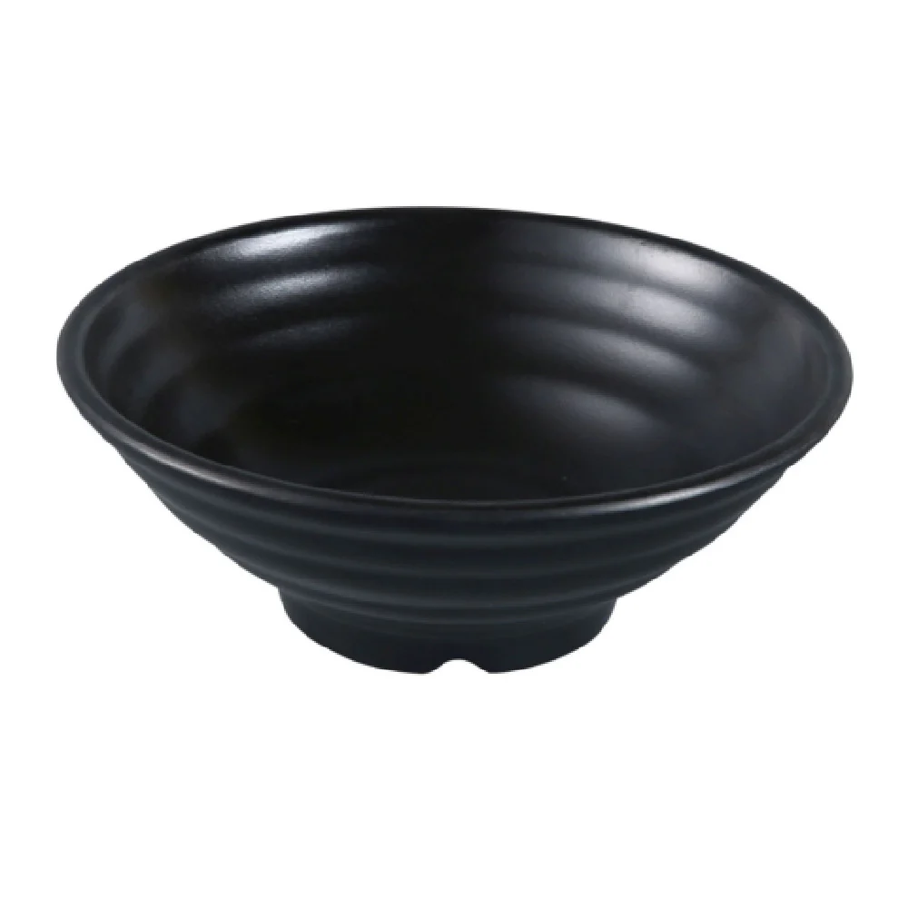 Yanco BP-3018 32 Oz Black Pearl Bowl Round Asian Style Melamine Yanco BP-3018 32 Oz Black Pearl Bowl Round Asian Style Melamine