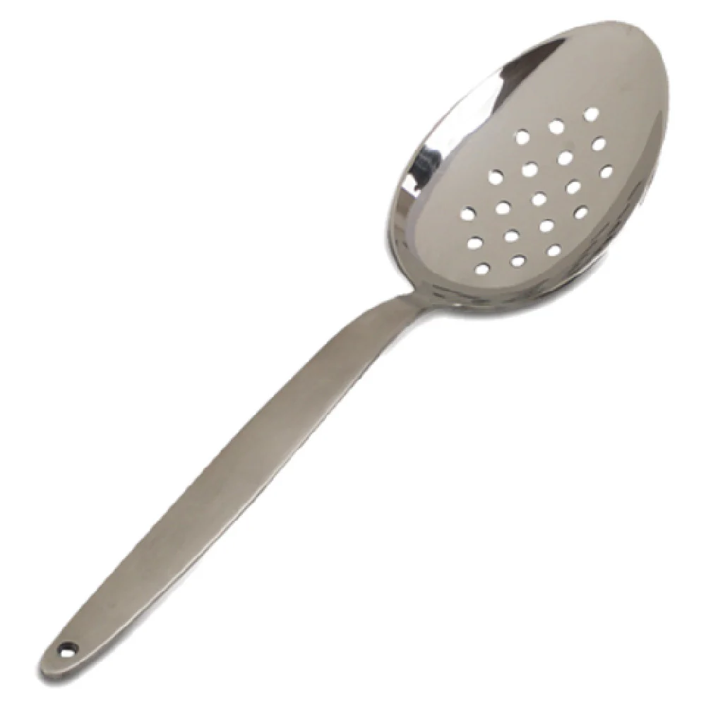JB Prince U718 9 Inch Chef Gray Kunz Sauce Spoon 2-1/2 Tablespoon Capacity Perforated 18/10 Stainless Steel JB Prince U718 9 Inch Chef Gray Kunz Sauce Spoon 2-1/2 Tablespoon Capacity Perforated 18/10 Stainless Steel