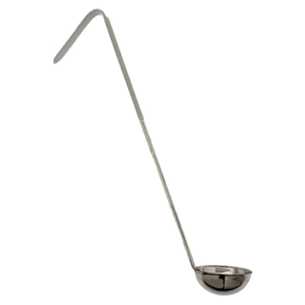 Omcan 80767 12 Oz Ladle Serving with Gray Handle Stainless Steel