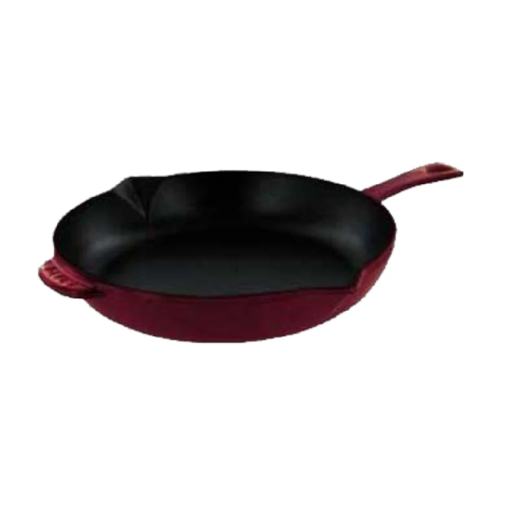 Zwilling 1223087 12 Inch Staub Fry Pan with pour spout and dishwasher safe