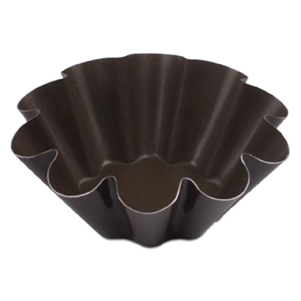 JB Prince M118 90NS 3-1/2 Inch Mold Non-stick Tinned Steel Pack of Twelve