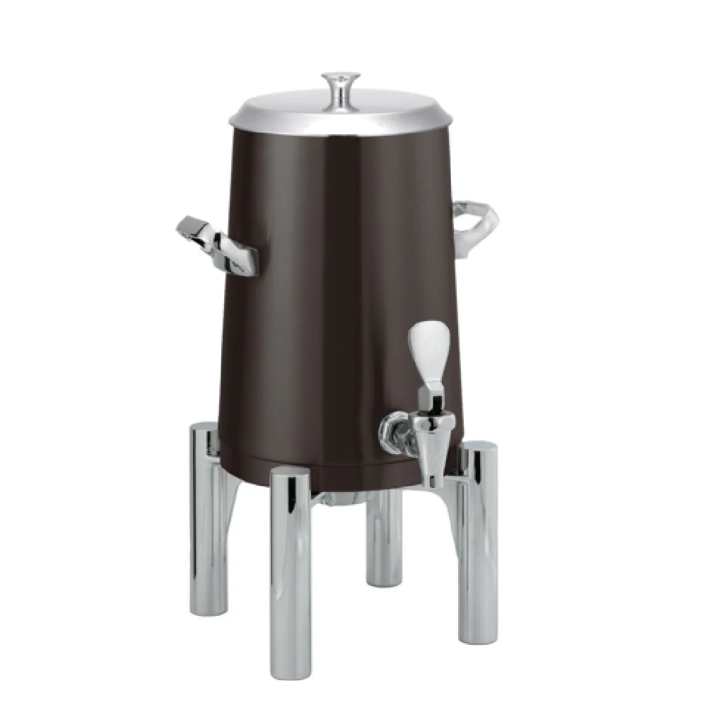 Service Ideas URN15VBXRNFL 12 Inch FlameFree Thermo Urn Black Onyx Stainless Steel