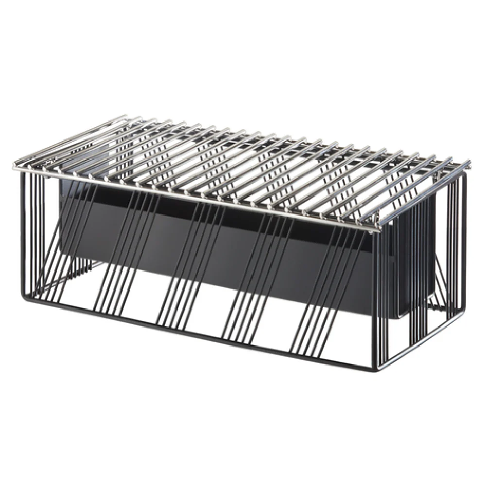 Cal-Mil 4107-13 19-3/4 Inch Portland Chafer Alternative Grill Top Induction Ready Black Wire