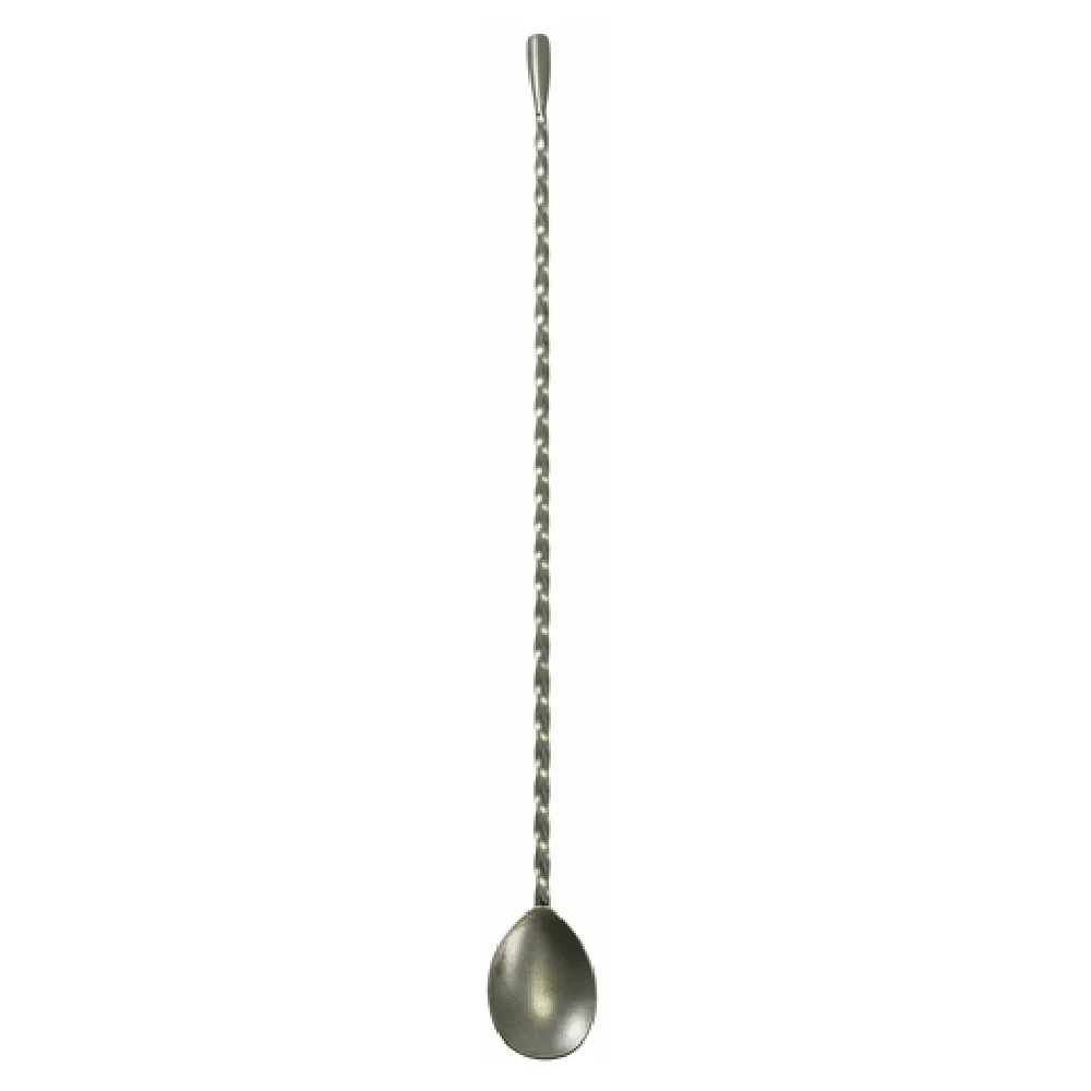 Steelite GWBS-T35V 14 Inch Bar Spoon Vintage Finish Teardrop Stainless Steel