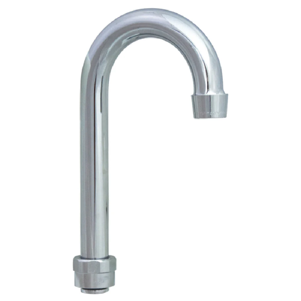 BK Resources EVO-SPT-4G 4-1/2 Inch Gooseneck Spout 2.2 GPM Lead Free Polished Stainless Steel