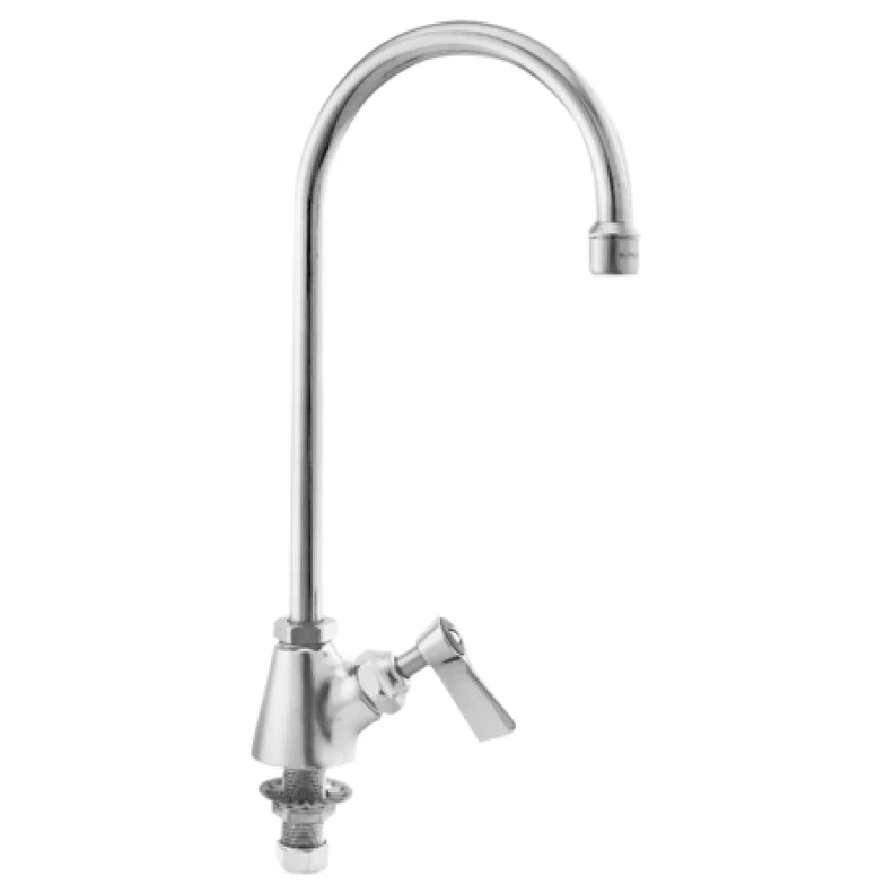 Fisher 18560 Faucet 6 Inch Gooseneck Swivel Spot Lever Handle Brass