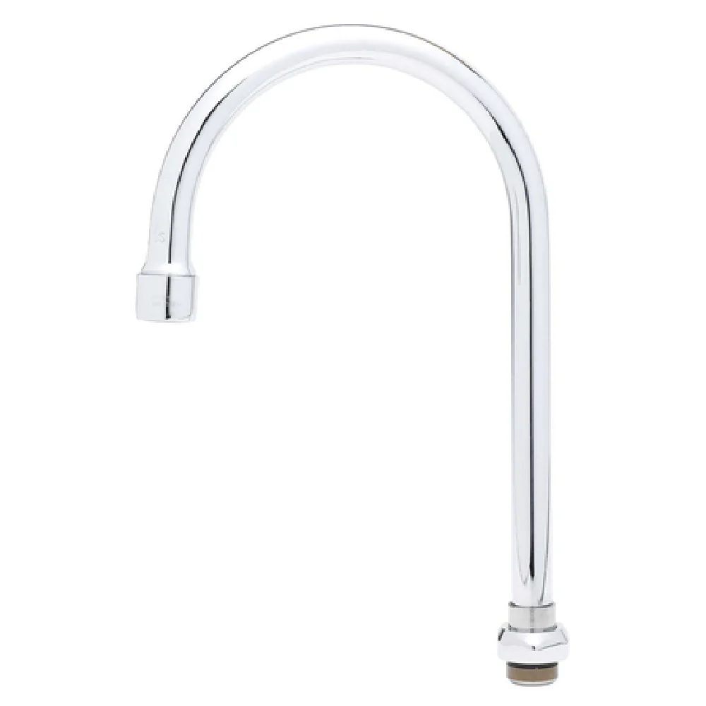 T&S Brass 133X-A22 Gooseneck Nozzle Swivel 5-3/4 Inch 2.2 GPM Aerator