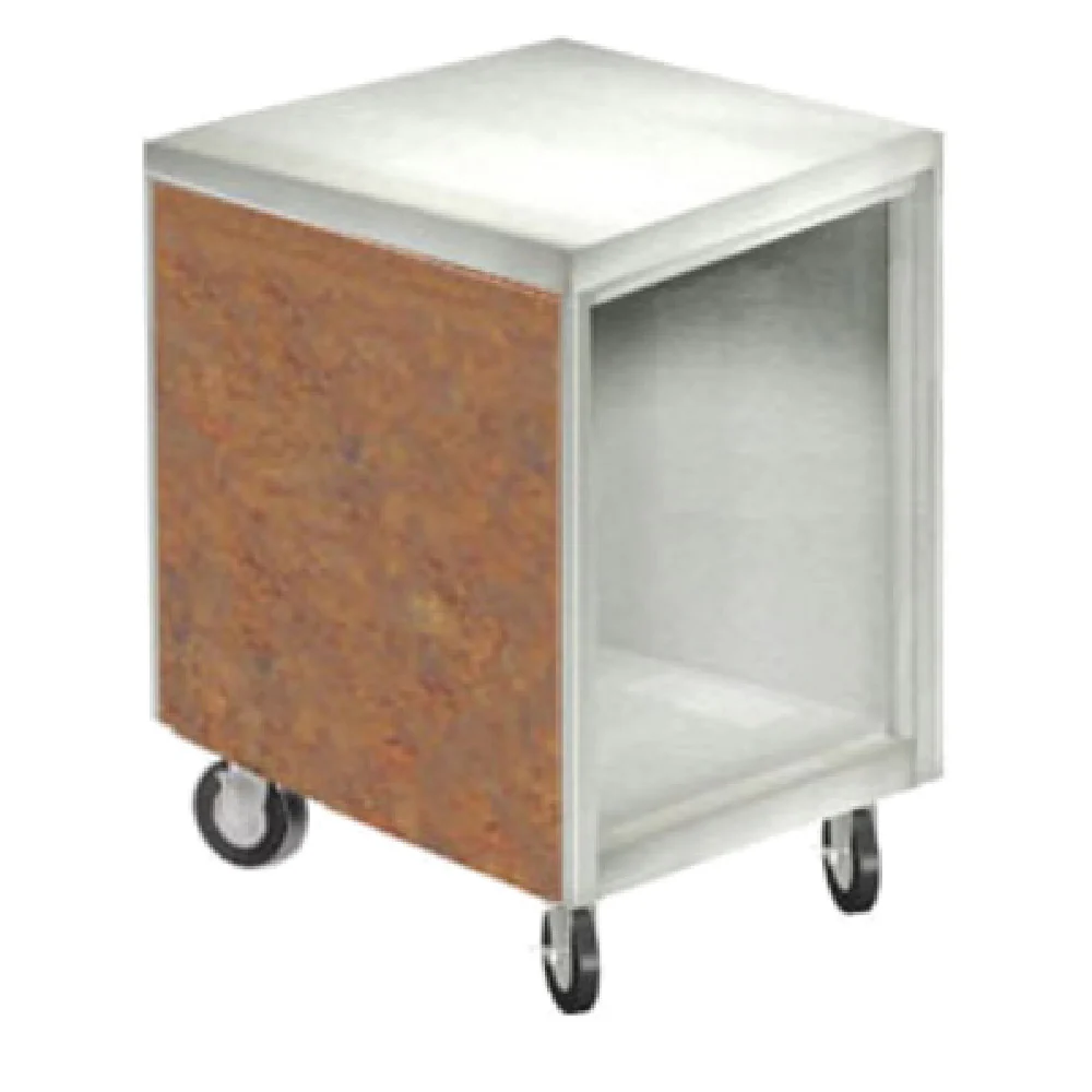 Duke HB2CS 24-1/2 Inch Cash Register Stand with Stainless Steel Top and Casters