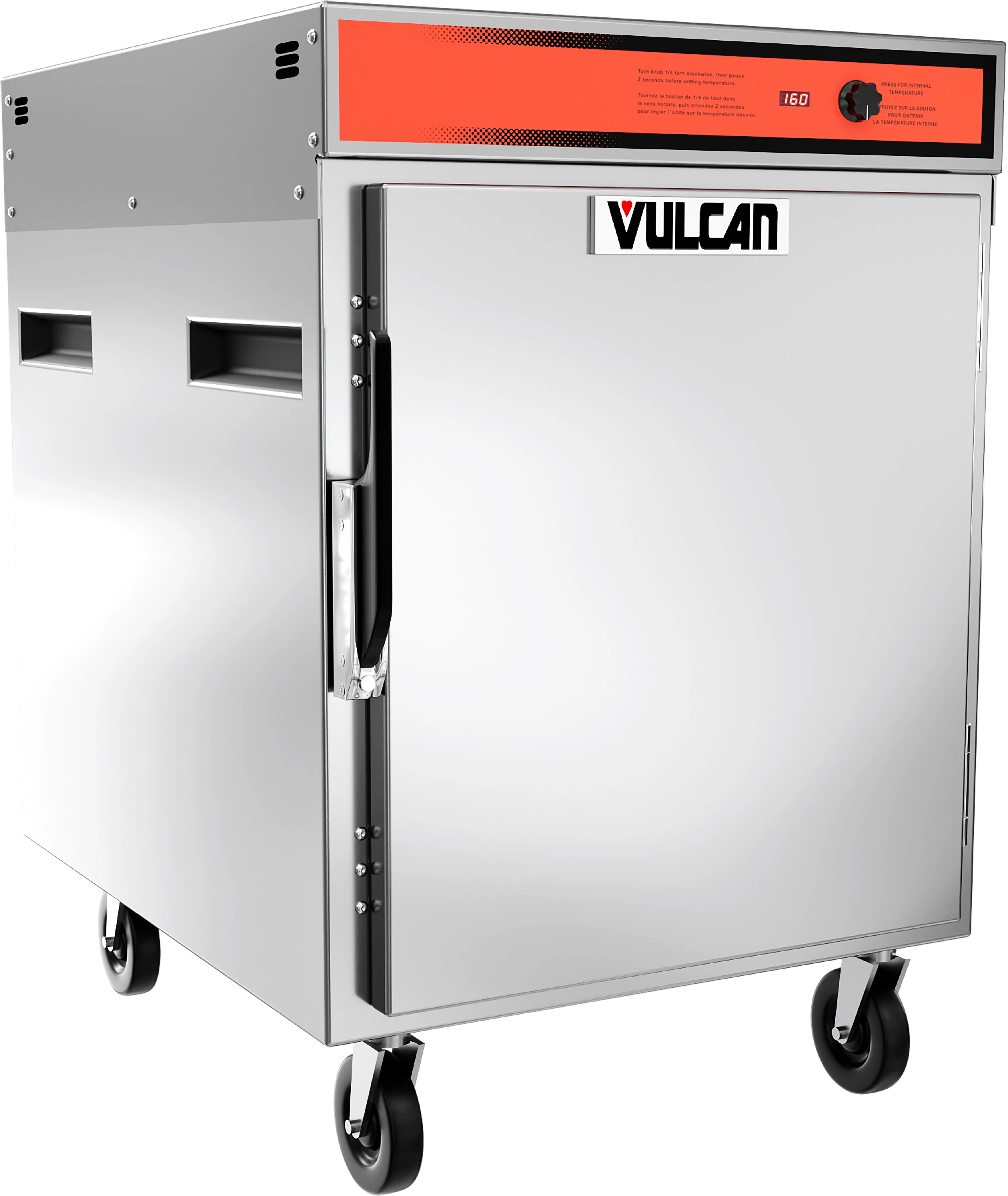 Vulcan VPT7_120/60/1 27 Inch Heated Cabinet Mobile Pass-thru Stainless Steel and with Forced Air Blower