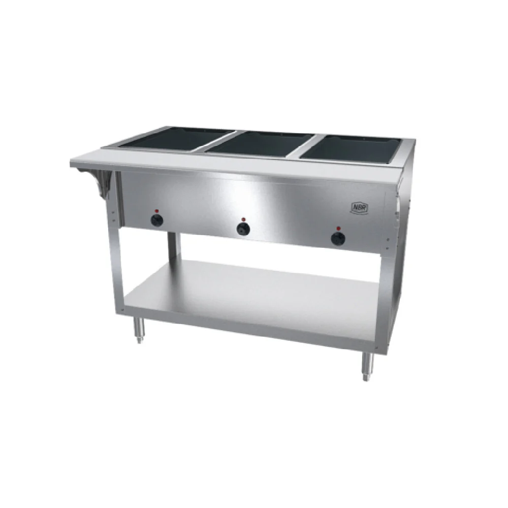 NBR Equipment HT-3W-120 Hot Food Table Electric (3) 12