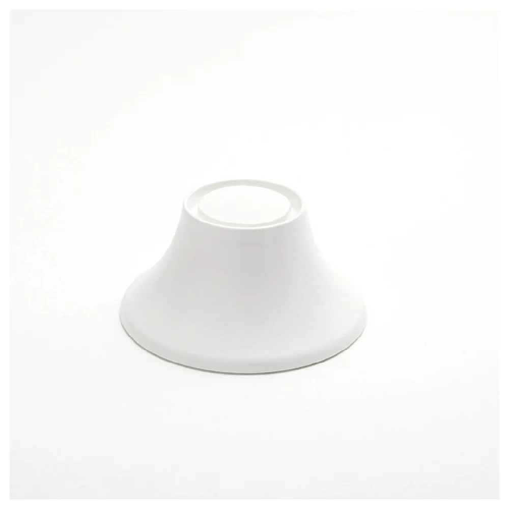 American Metalcraft LFTW63 6-1/2 Inch Round Display Stand with White Melamine Finish
