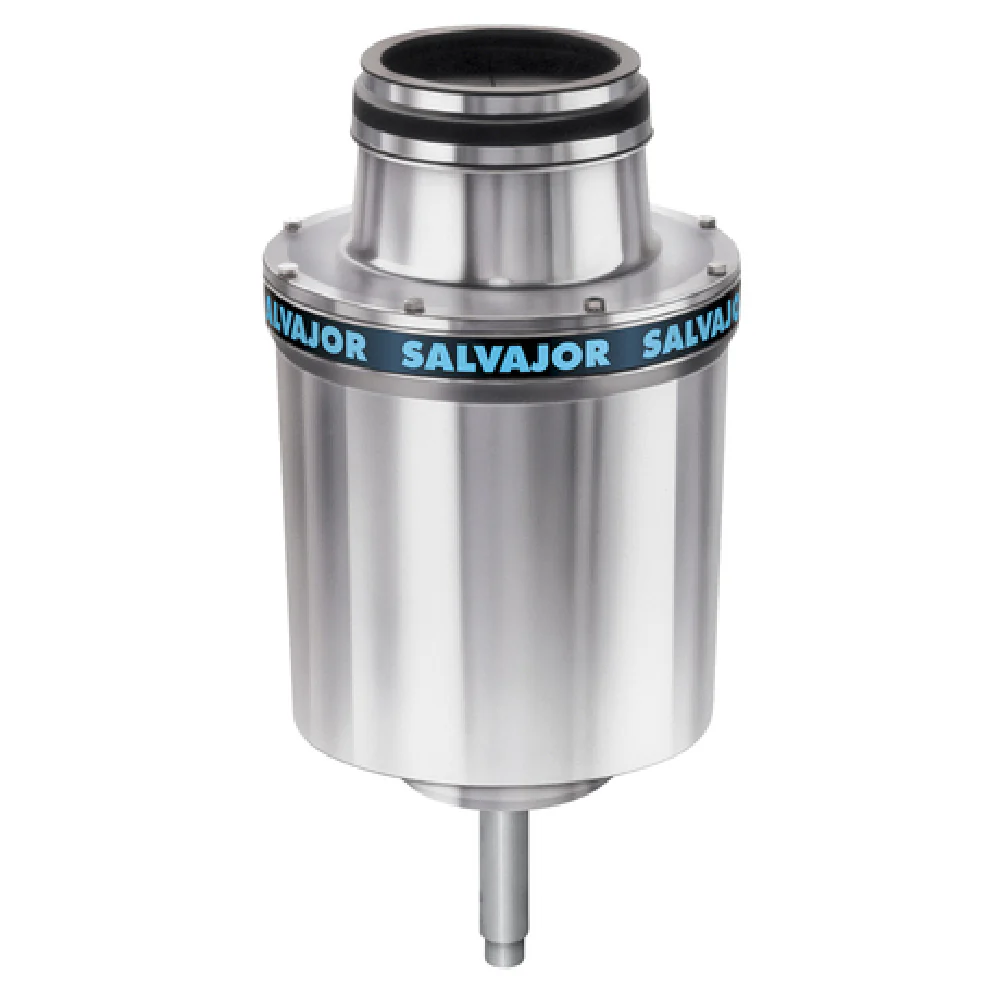 Salvajor 500-SA-3-ARSS_230/60/3 3-1/2 Inch Disposer Sink Assembly with 5 Hp Motor