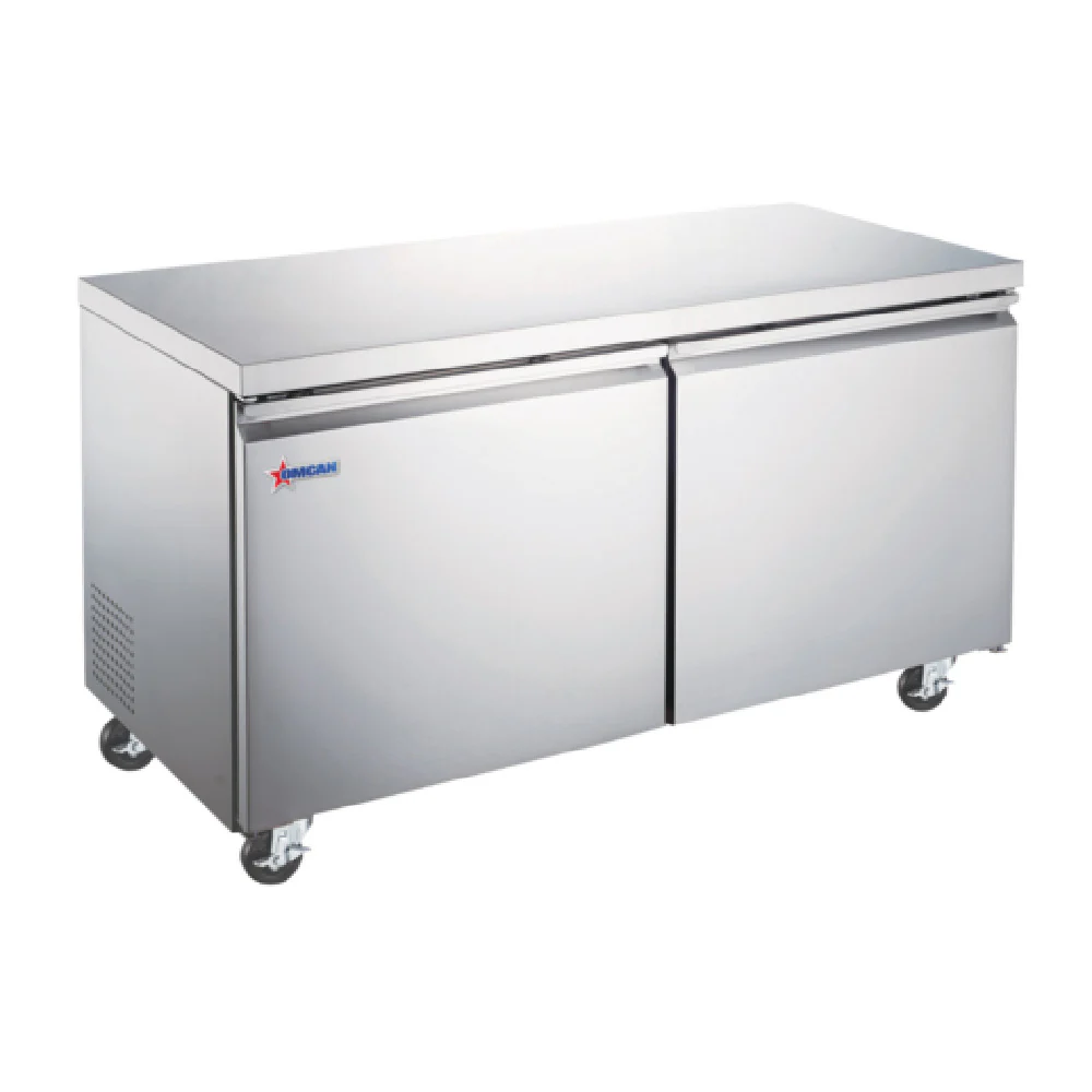 Omcan 50094 27 Inch One Section Freezer 5 cu ft Capacity Stainless Steel and Automatic Defrost Omcan 50094 27 Inch One Section Freezer 5 cu ft Capacity Stainless Steel and Automatic Defrost