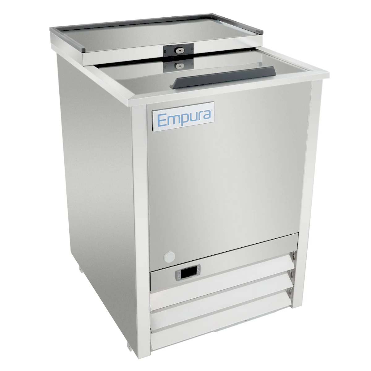 Empura E-KBGF24-S 24 Inch Glass Froster with 2 Shelves and Bottom Rack