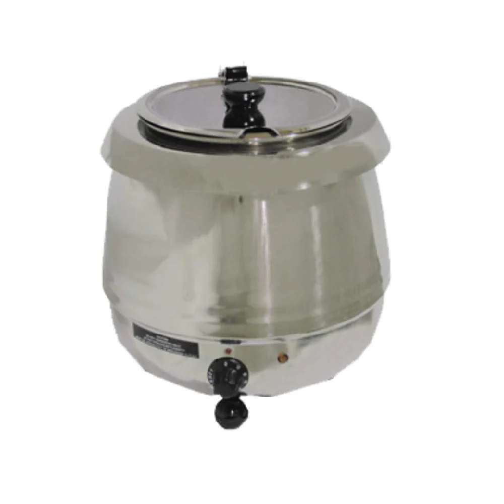 Omcan 19074 10 L Electric Soup Kettle Stainless Steel with 400 Watt - Commercial