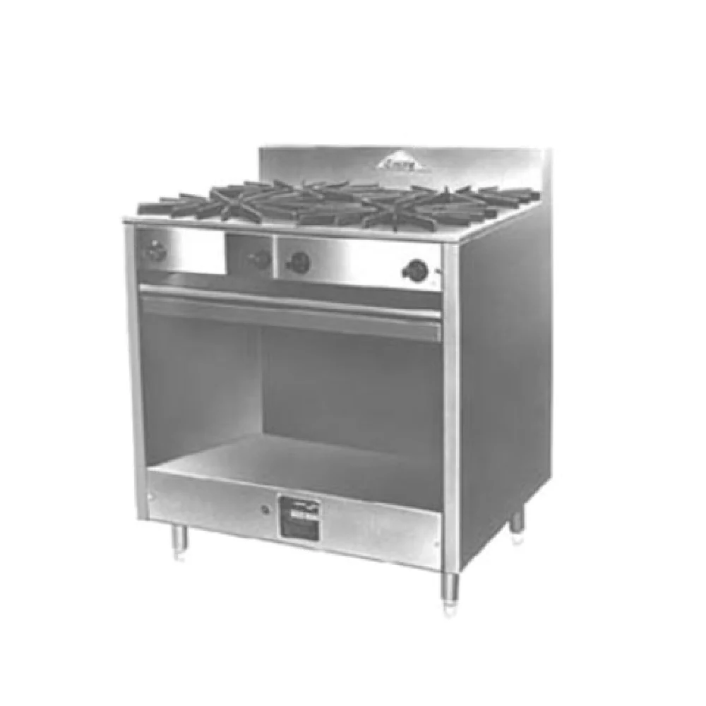 Comstock-Castle FK43-18 36 Inch Gas Heavy Pot and Griddle Range 40,000 BTU