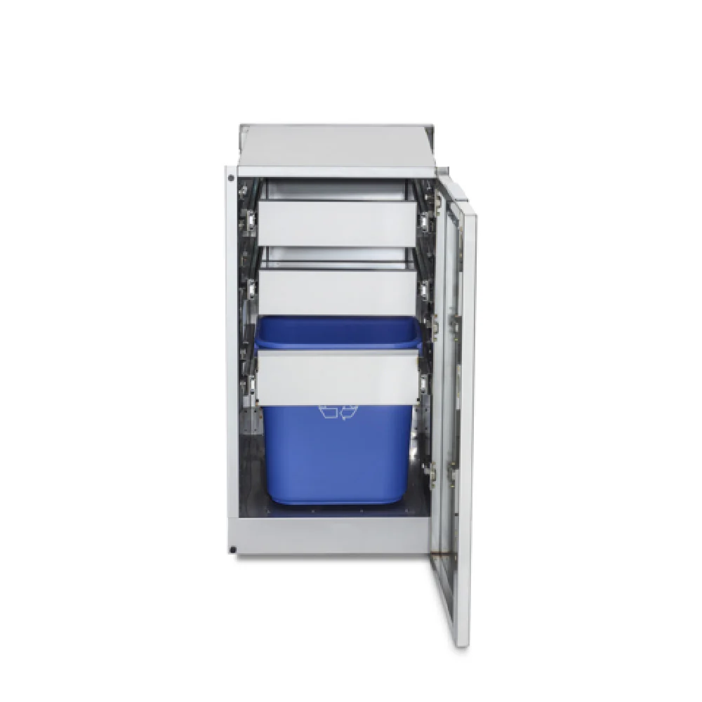 Crown Verity ICM-GH-2D 18 Inch Cabinet Base with Garbage Holder and Bins Crown Verity ICM-GH-2D 18 Inch Cabinet Base with Garbage Holder and Bins