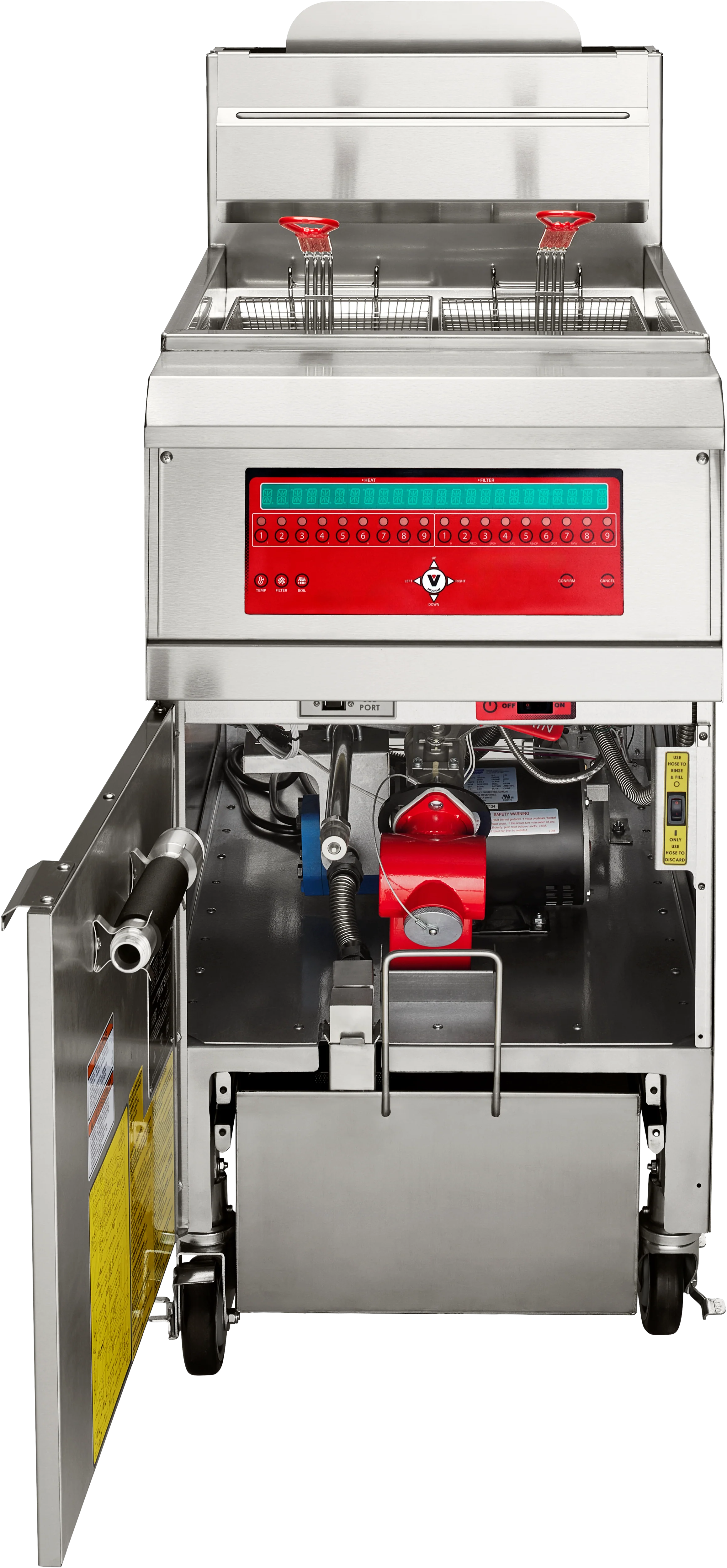Vulcan 1VHG75CF_LP 19 Inch Gas Fryer Freestanding with Filters 110000 BTU Vulcan 1VHG75CF_LP 19 Inch Gas Fryer Freestanding with Filters 110000 BTU