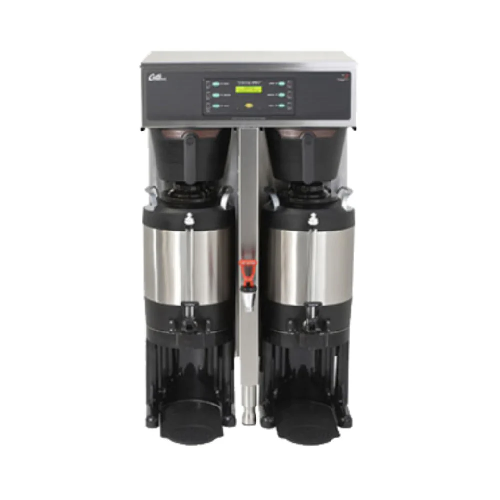 Curtis TP15T19A1100 20 Inch Automatic Twin Coffee Brewer Stainless Steel with Hot Water Faucet Curtis TP15T19A1100 20 Inch Automatic Twin Coffee Brewer Stainless Steel with Hot Water Faucet