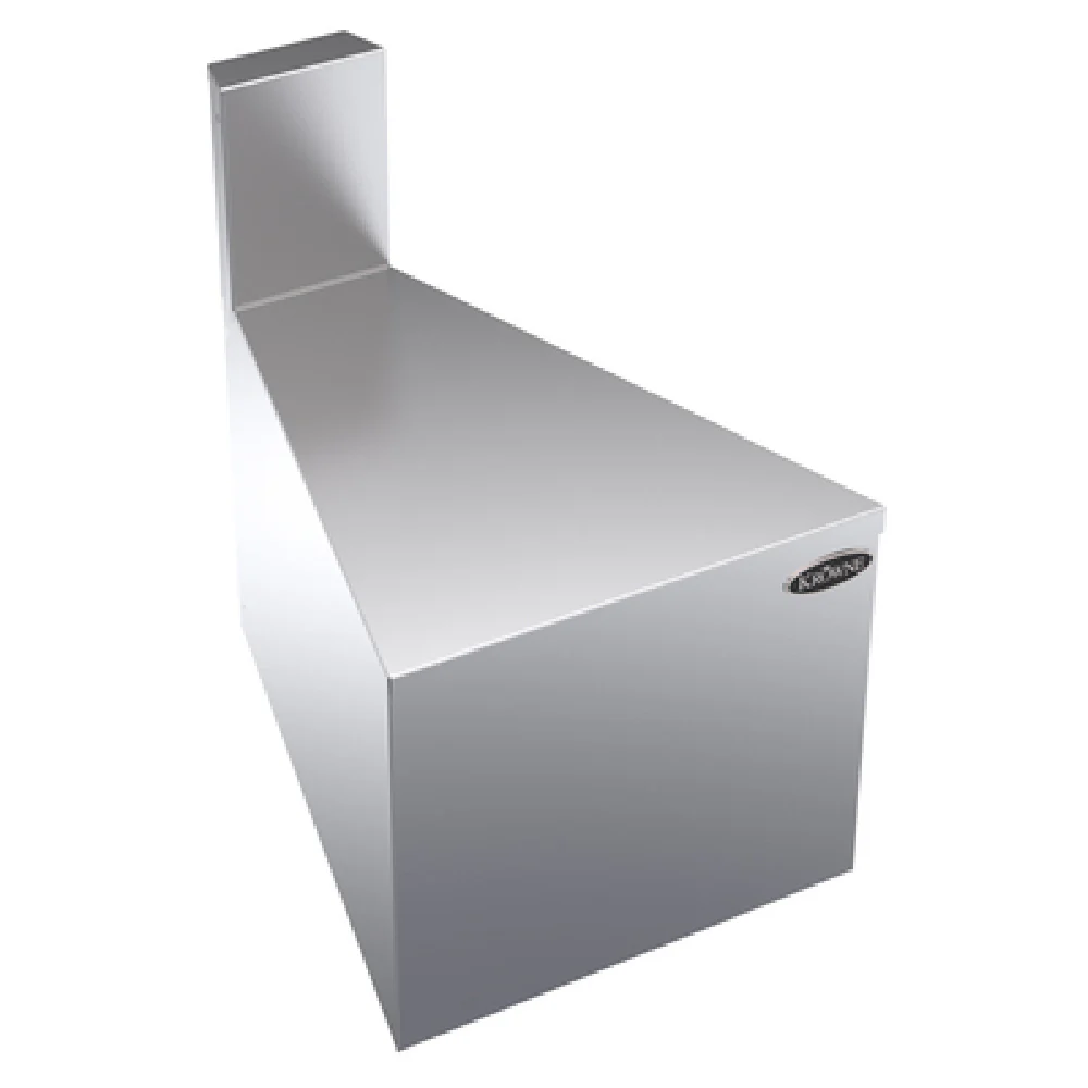 Krowne KR24-F30 16 Inch Underbar Angle Filler Stainless Steel Front Corner 30 Degree