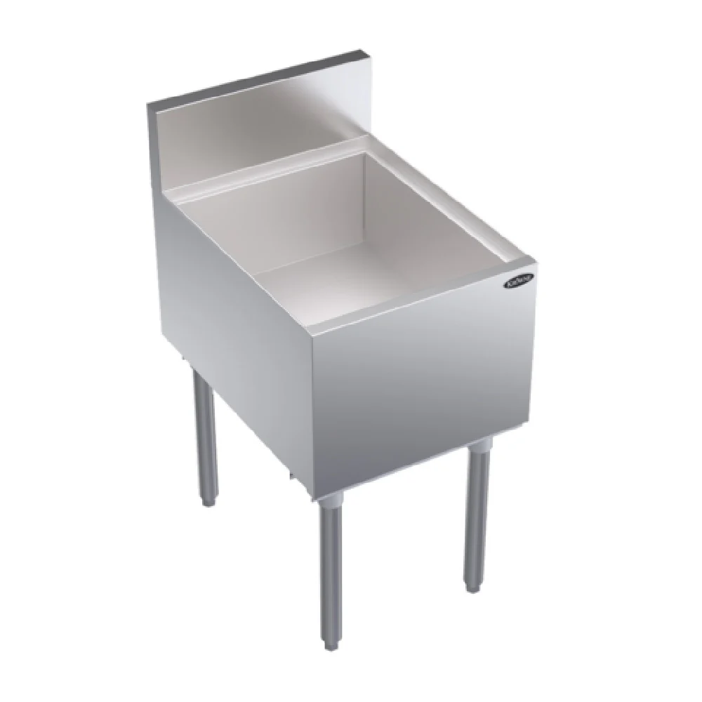 Krowne KR24-18 18 Inch Underbar Ice Bin and Cocktail Unit 69 lb Capacity