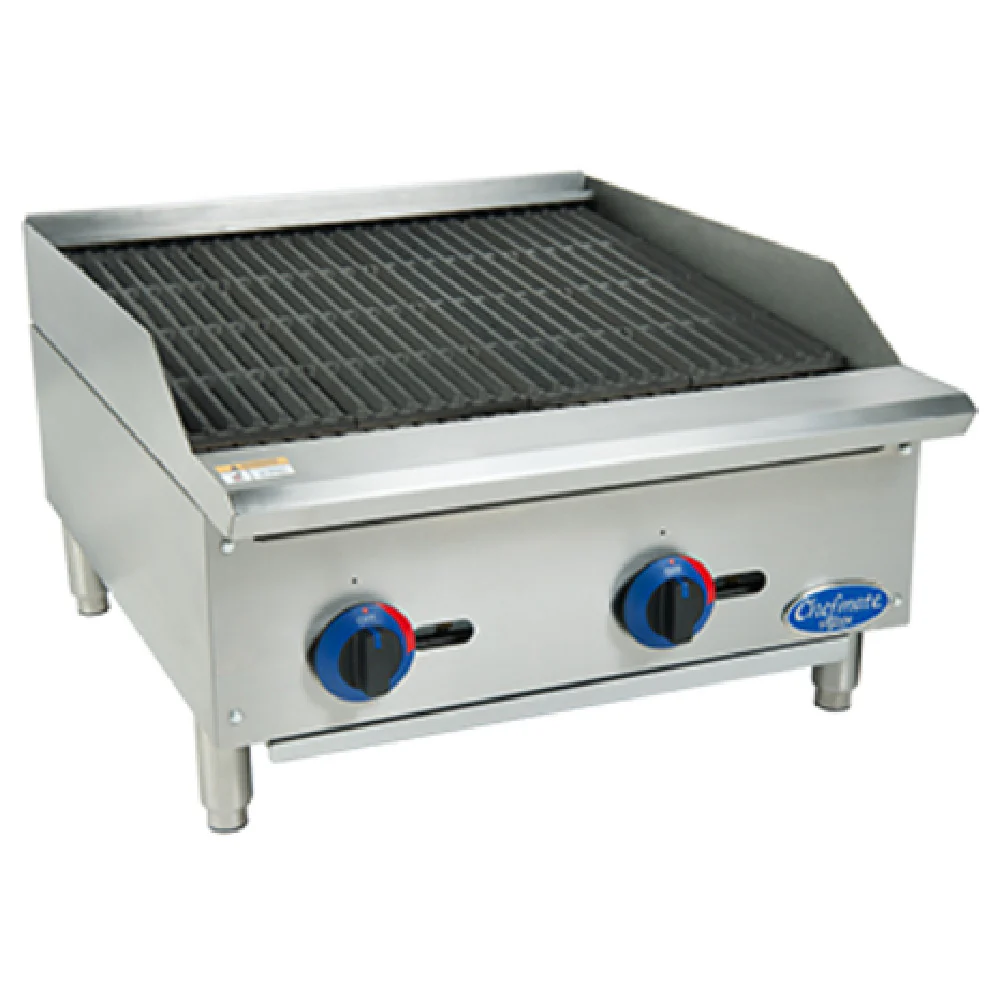 Globe C24CB-SR 24 Inch Gas Charbroiler Radiant 35,000 BTU Stainless Steel Globe C24CB-SR 24 Inch Gas Charbroiler Radiant 35,000 BTU Stainless Steel