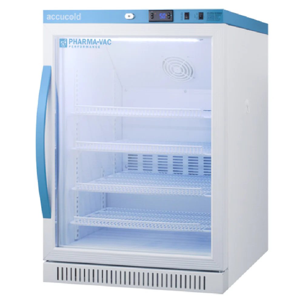 Summit ARG6PV 23 Inch Medical Refrigerator 6 cu ft Reach-in with Glass Door Summit ARG6PV 23 Inch Medical Refrigerator 6 cu ft Reach-in with Glass Door
