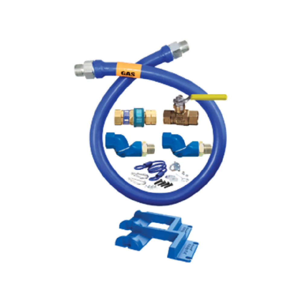 Dormont 16100KIT2S36PS 1 Inch Inside Diameter Moveable Gas Connector Kit with PVC Coating