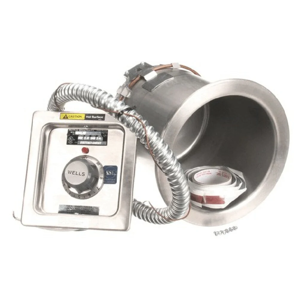 Wells 5P-SS4TDU 10 Inch Electric Fabricated Warmer Stainless Steel with Temperature Control