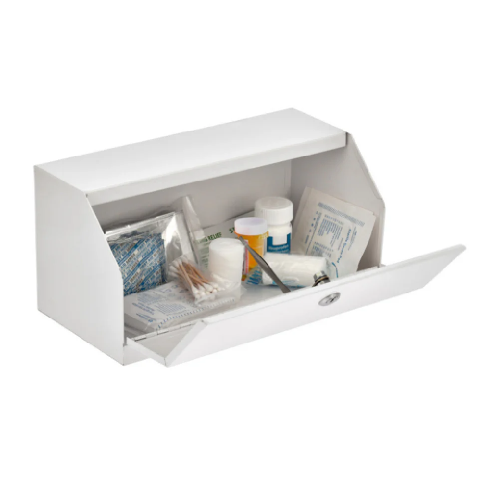 Alpine Industries ADI999-05-WHI 12-1/2 Inch Steel Medical Security Cabinet with D Lock White Alpine Industries ADI999-05-WHI 12-1/2 Inch Steel Medical Security Cabinet with D Lock White