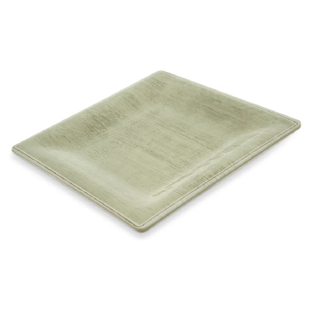 Carlisle 6402346 8-1/2 Inch Square Plate Dishwasher Safe Stain Resistant Melamine Jade