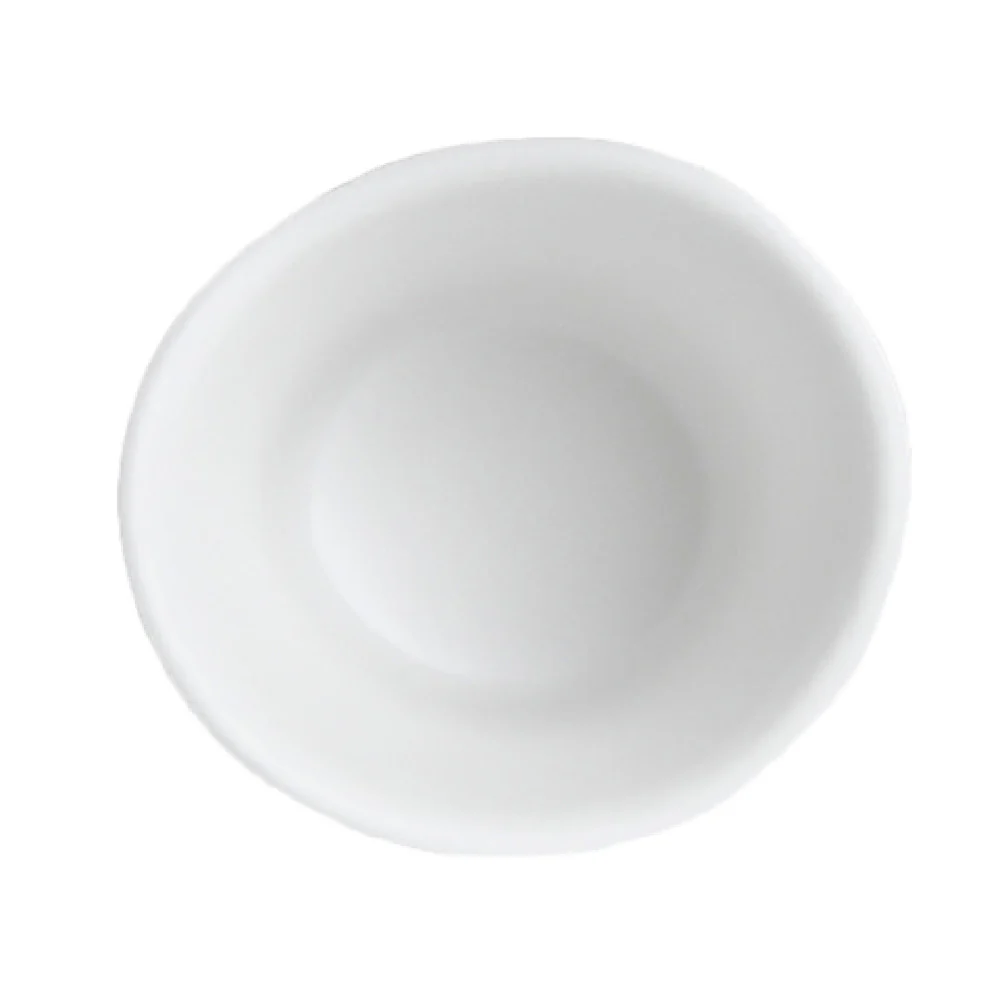 Steelite 7008DD018 3.0 Oz Sauce Dish Melamine White 2.75 Inch by 2.25 Inch
