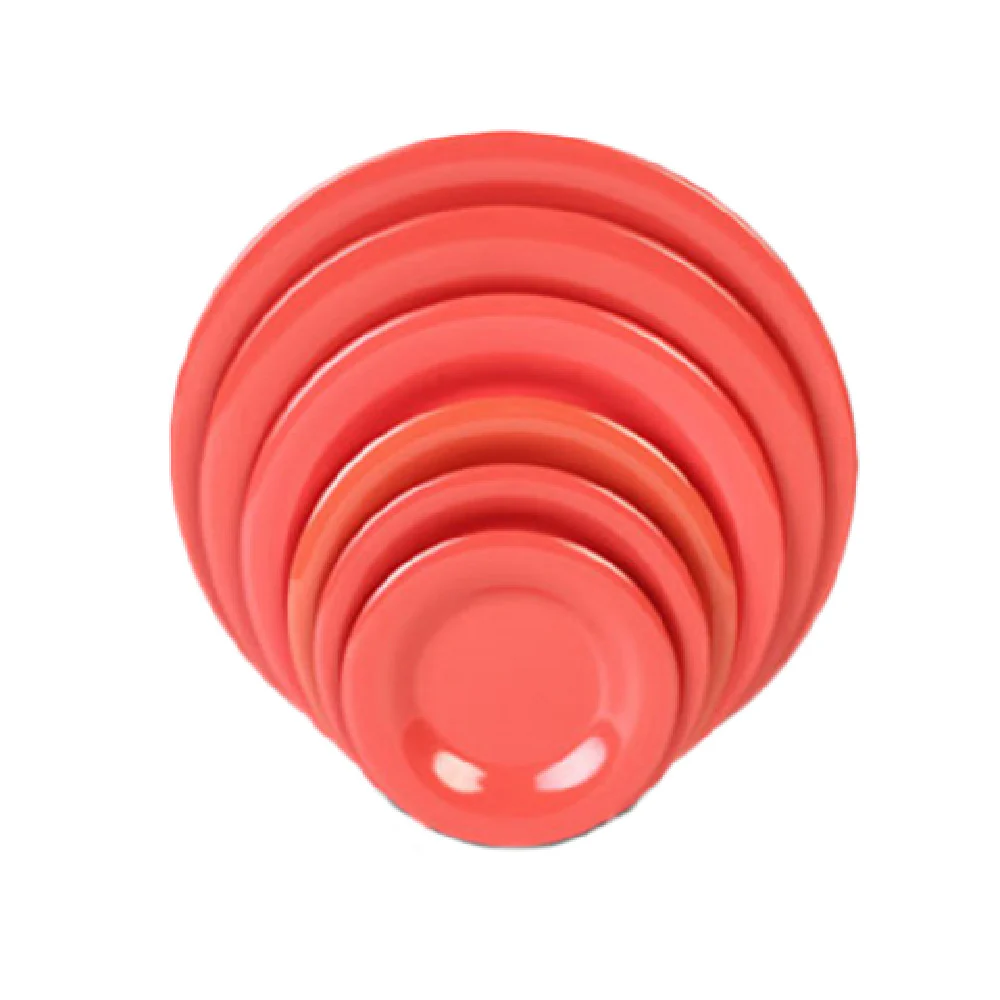 Thunder Group CR009RD 9-1/4 Inch Round Plate Break Resistant Melamine Orange Thunder Group CR009RD 9-1/4 Inch Round Plate Break Resistant Melamine Orange