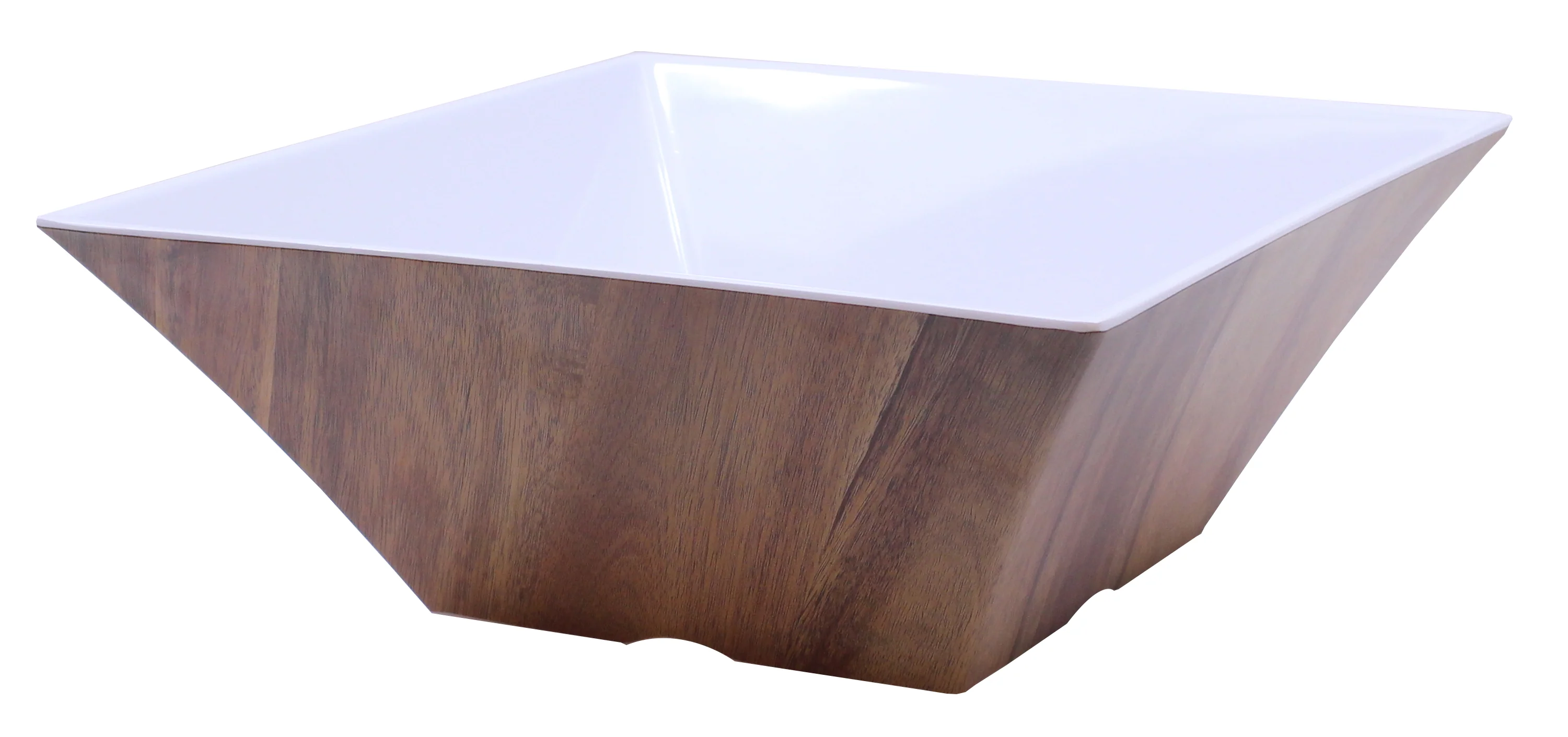 Tablecraft MB125ACA 7 Quart Square Bowl Melamine Two Tone Acacia Wood Finish Tablecraft MB125ACA 7 Quart Square Bowl Melamine Two Tone Acacia Wood Finish