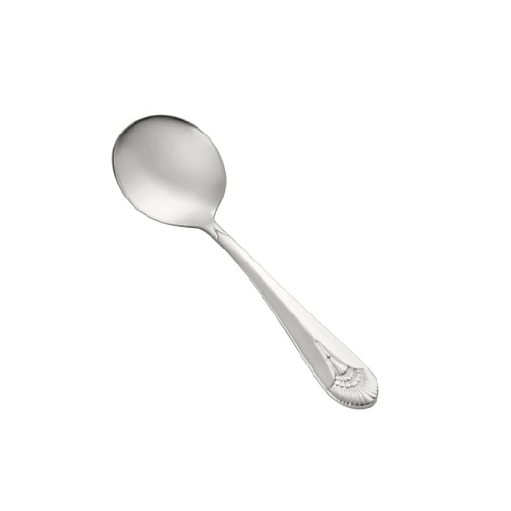 CAC China 8001-04 5-7/8 Inch Royal Bouillon Spoon Extra Heavy Weight 18/8 Stainless Steel CAC China 8001-04 5-7/8 Inch Royal Bouillon Spoon Extra Heavy Weight 18/8 Stainless Steel