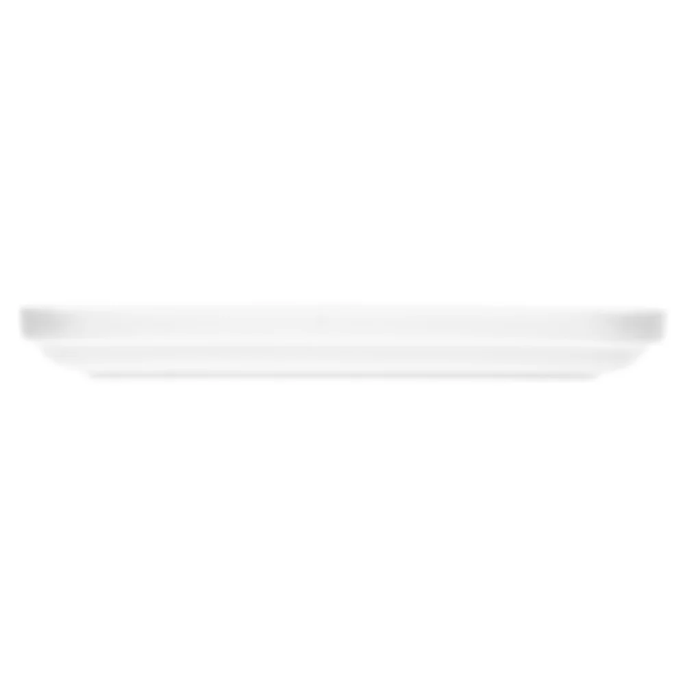 BauscherHepp 211523 7-3/8 Inch Square Plate Rolled Edge Porcelain - 24 Packs