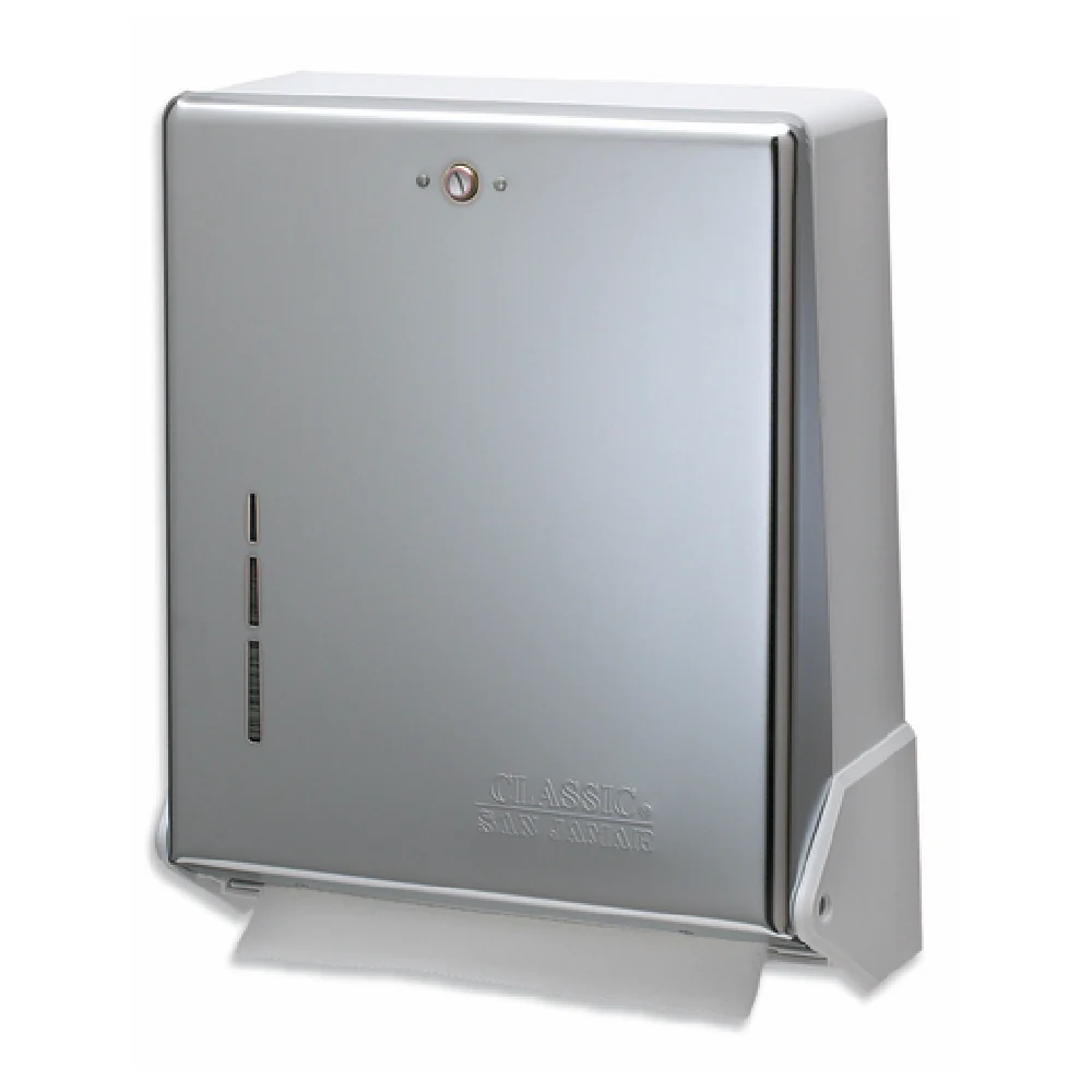 Carlisle T1905XC 12 Inch Paper Towel Dispenser Manual Wall Mounted Metal with Plastic