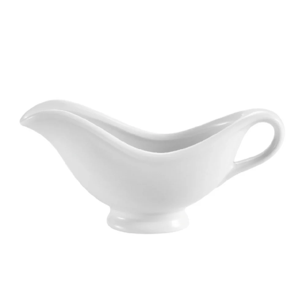 CAC China SBT-8 8-1/2 Oz Sauce Boat Dishwasher Safe Porcelain Super White 2 Dozen CAC China SBT-8 8-1/2 Oz Sauce Boat Dishwasher Safe Porcelain Super White 2 Dozen
