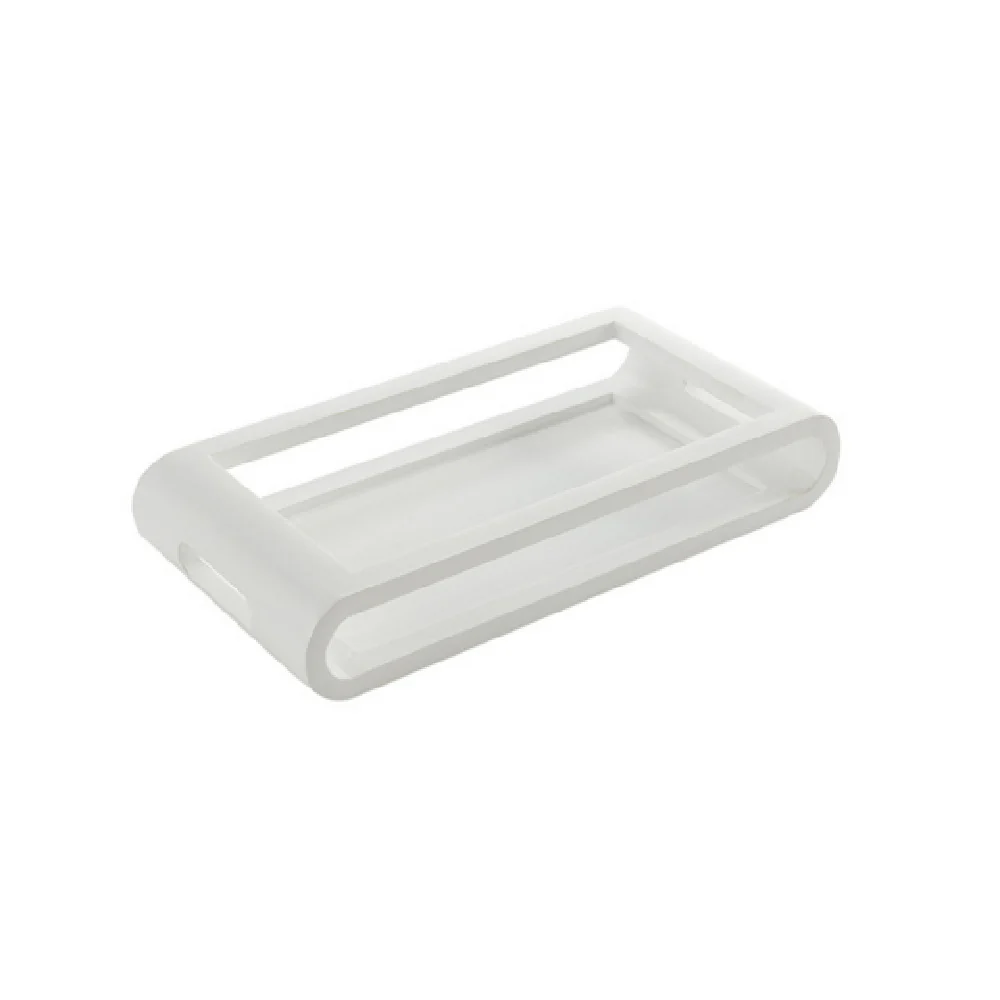 American Metalcraft MWTW17 17-1/4 Inch Serving Tray Wood White