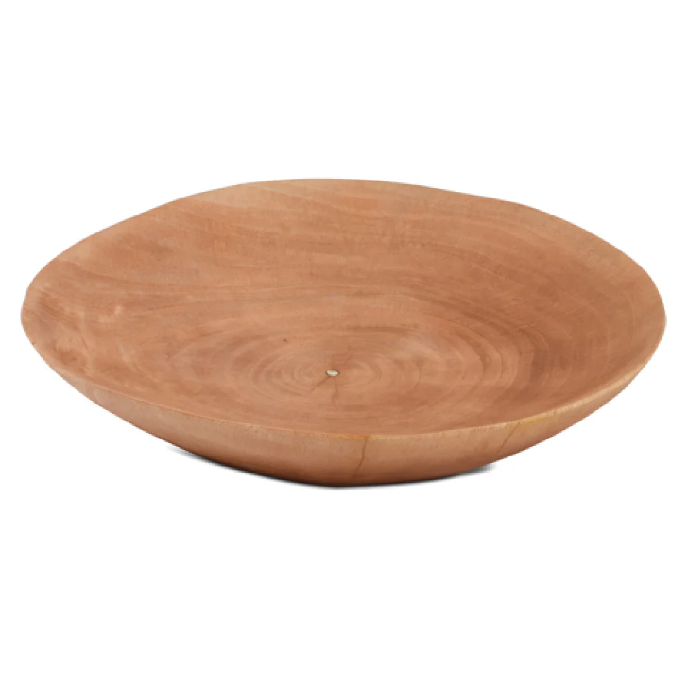 JB Prince RB138 B 10 Inch Round Plate Biodegradable Mango Wood