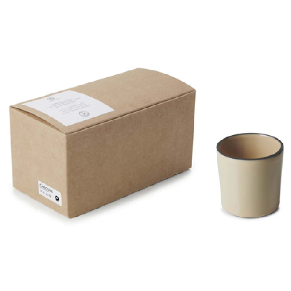 Revol 654009 3-7/10 Oz Cup Porcelain Nutmeg Microwave Oven Safe