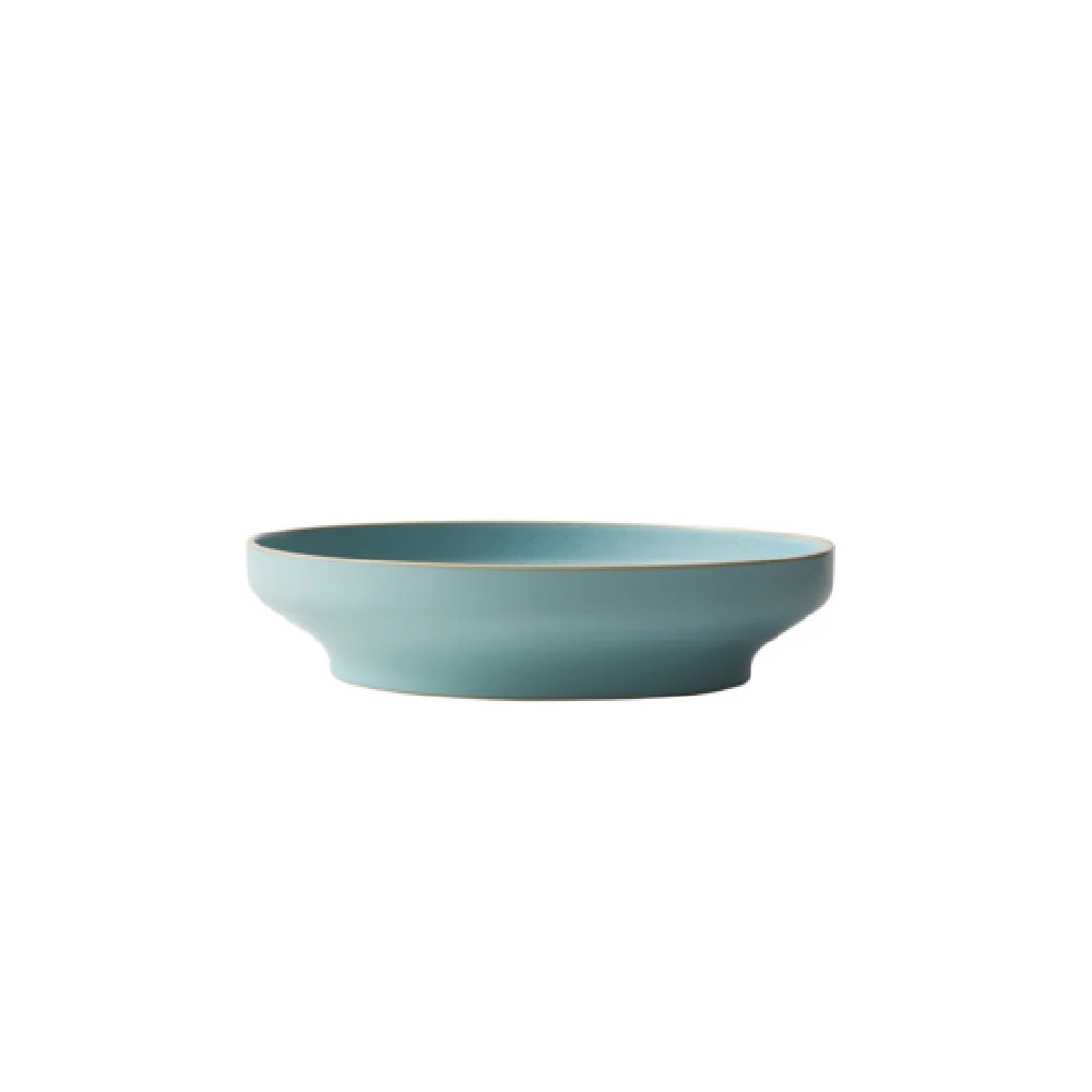 1880 Hospitality MO2702023FB 9 Inch Round Deep Plate Frosted Blue Stoneware 1880 Hospitality MO2702023FB 9 Inch Round Deep Plate Frosted Blue Stoneware
