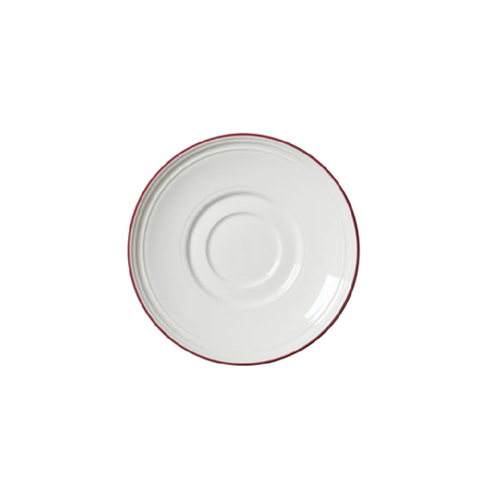 Steelite 1407X0110 6 Inch Saucer Round Ceramic Dishwasher Safe White